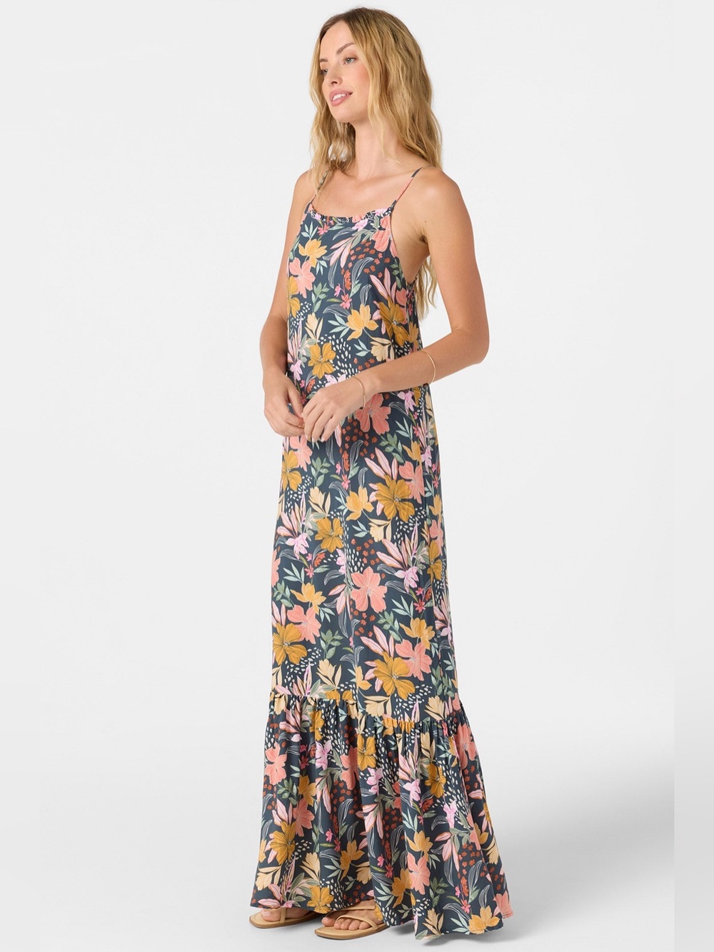NWT O'Neill Arynn Floral Maxi Dress - Size Medium